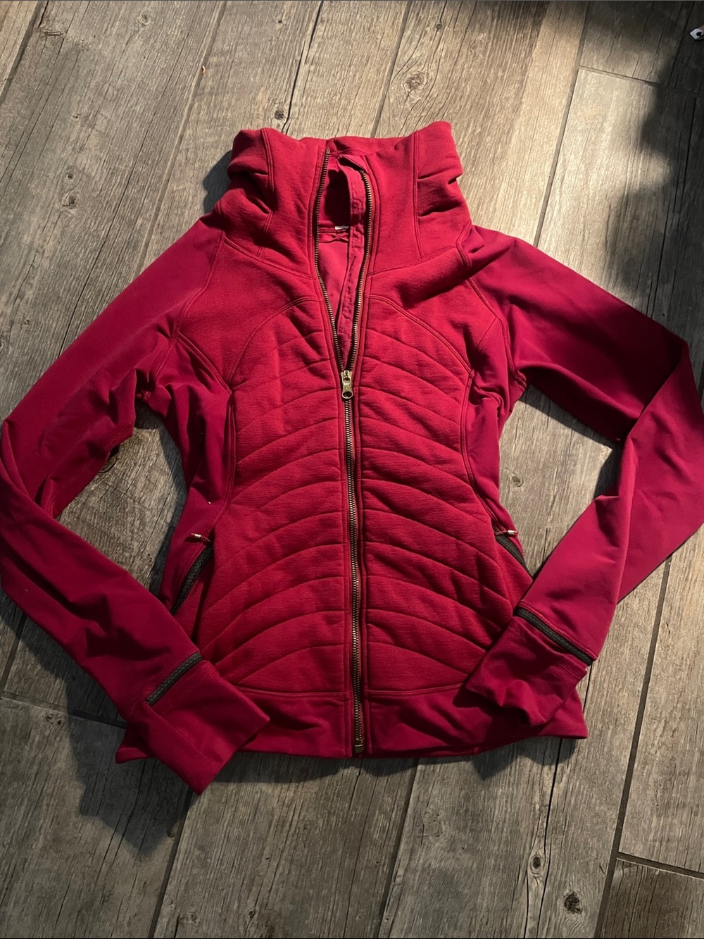 Lululemon Women’s Burgundy Zip-Up Jacket